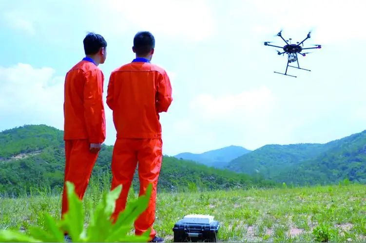 江川无人机倾斜摄影巡检拍摄